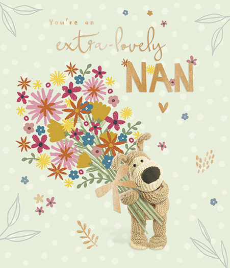 Boofle Mother's day card to nan