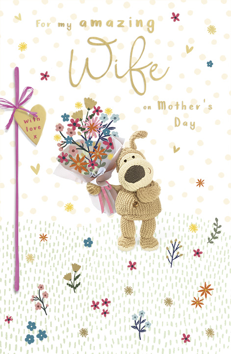 Boofle Mother's day card to wife