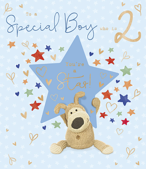 2nd birthday card for boy