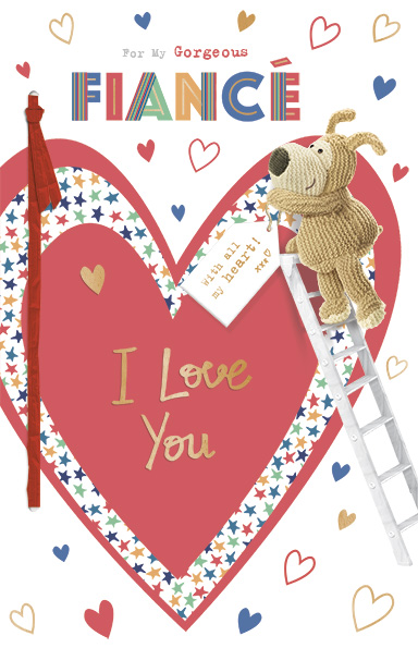 Boofle birthday card for him. Boofle birthday card for fiance