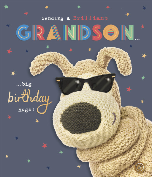 Boofle birthday card for him. Boofle grandson birthday card