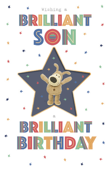 Boofle birthday card for him. Boofle son birthday card