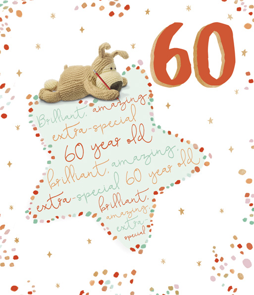 Boofle 60th Birthday card