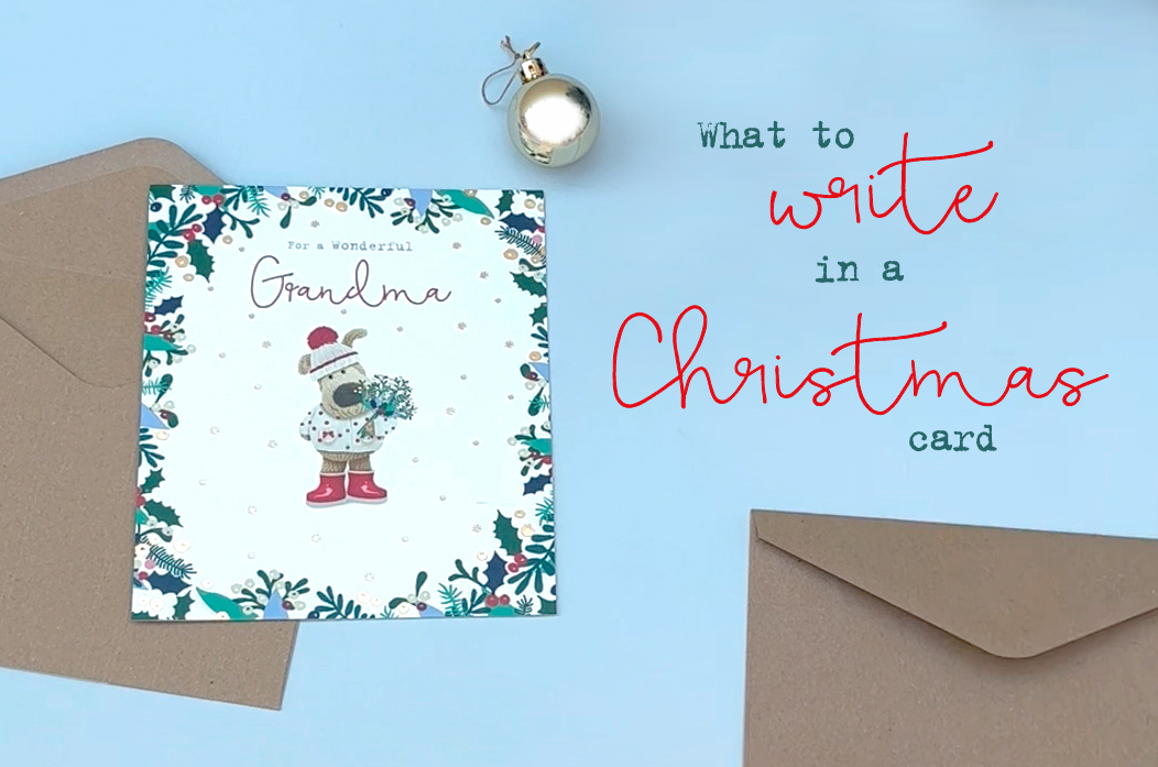 What to write in a Christmas card blog cover