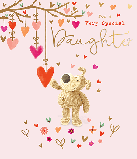 Boofle Daughter Valentines Day card