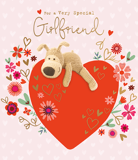 Boofle Girlfriend Valentines Day card