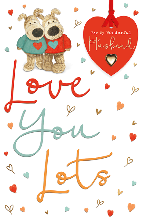 Boofle Valentines Day card