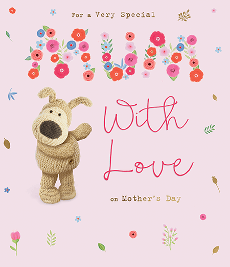 Boofle Mother's Day Card for Mum