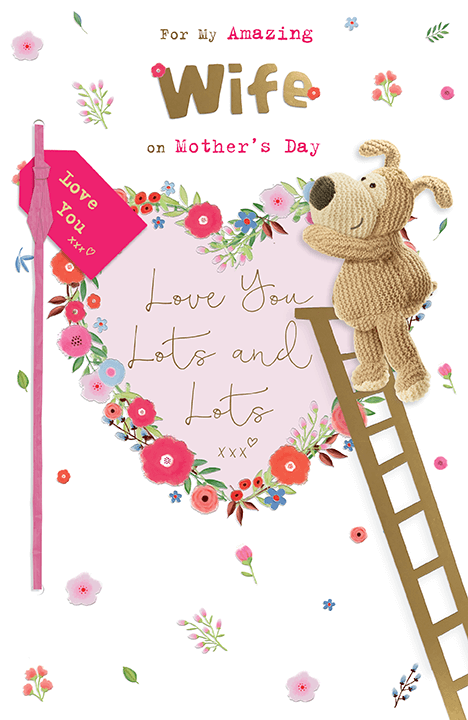 Boofle Mother's Day Card for Wife